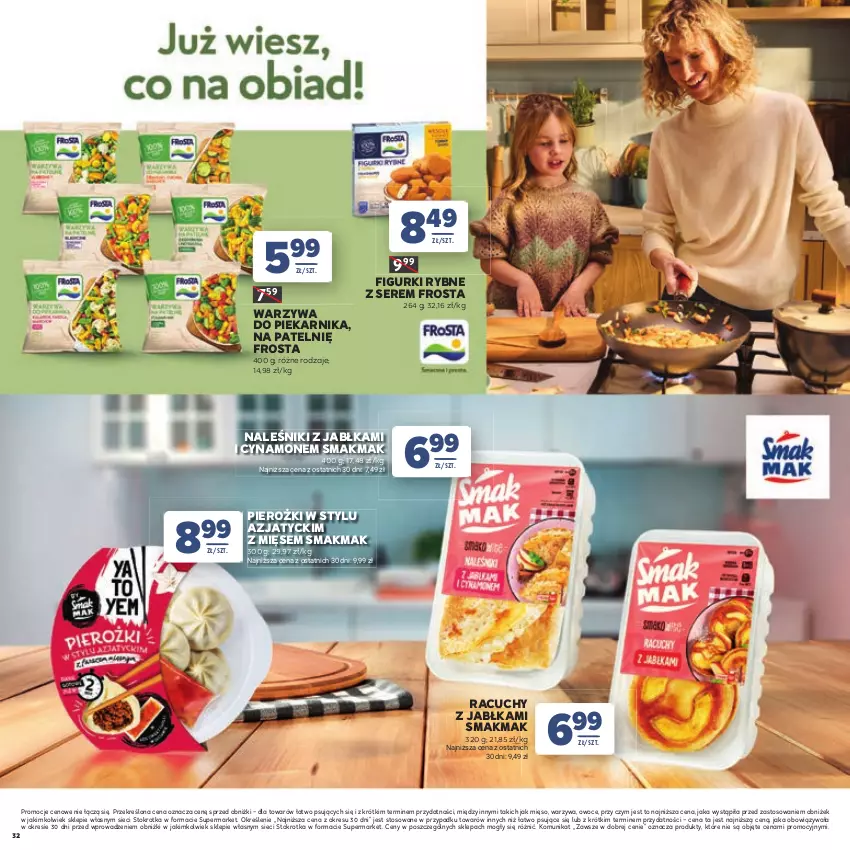 Gazetka promocyjna Stokrotka - Katalog Dzień Matki i Dziecka! - ważna 21.05 do 01.06.2026 - strona 32 - produkty: Frosta, Jabłka, Mięso, Naleśniki, Owoce, Piekarnik, Ser, Warzywa