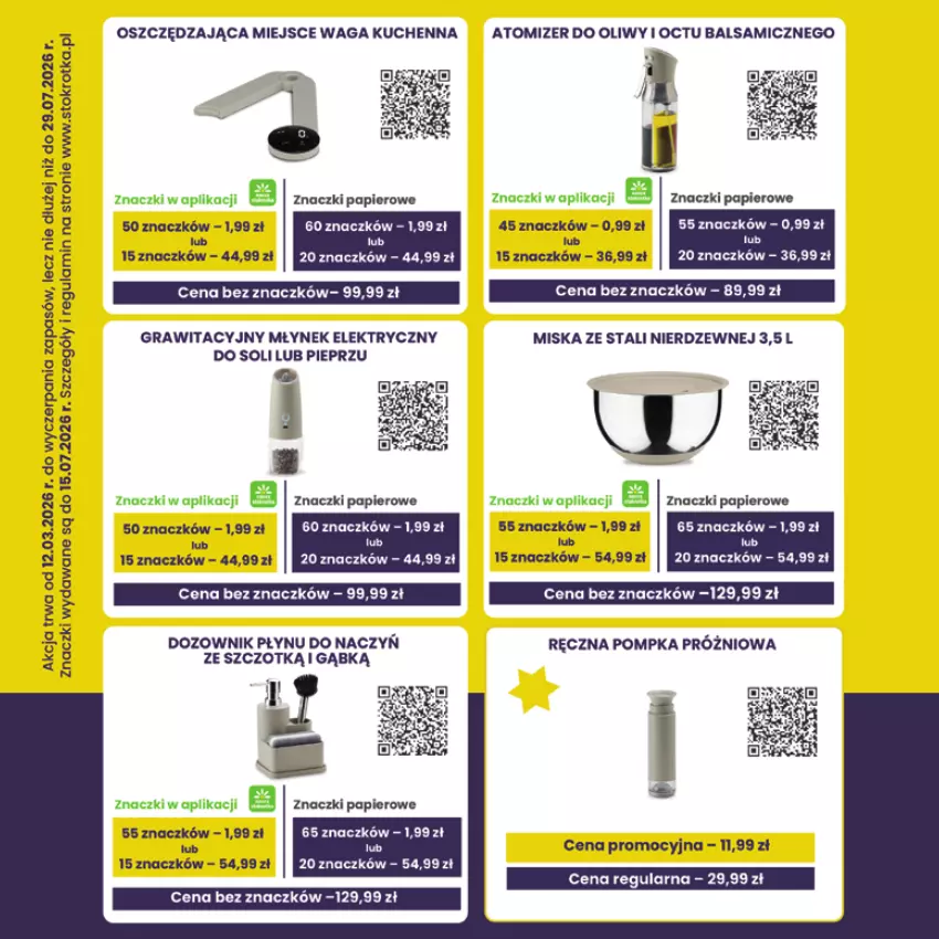 Gazetka promocyjna Stokrotka - Katalog Dzień Matki i Dziecka! - ważna 21.05 do 01.06.2026 - strona 47 - produkty: Dozownik, Fa, Gra, Miska, Młynek, Papier, Pieprz, Pompka, Waga