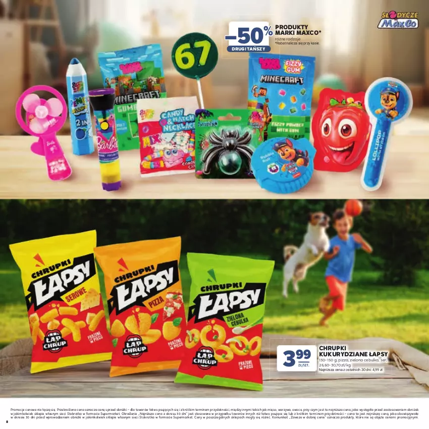 Gazetka promocyjna Stokrotka - Katalog Dzień Matki i Dziecka! - ważna 21.05 do 01.06.2026 - strona 8 - produkty: Chrupki, Mięso, Owoce, Pizza, Ser, Warzywa