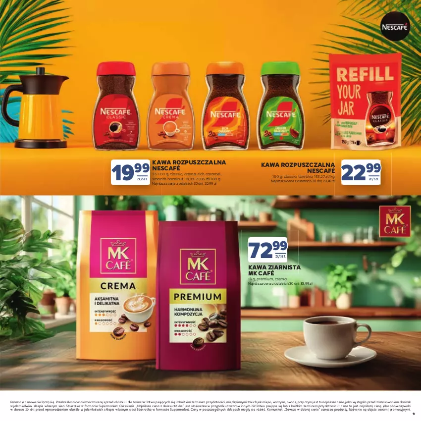 Gazetka promocyjna Stokrotka - Katalog Dzień Matki i Dziecka! - ważna 21.05 do 01.06.2026 - strona 9 - produkty: Kawa, Kawa rozpuszczalna, Kawa ziarnista, Mięso, Nescafé, Owoce, Torebka, Warzywa