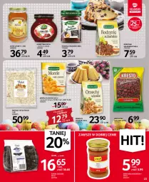 Gazetka promocyjna Selgros - Oferta spożywcza - Gazetka - ważna od 16.04 do 16.04.2022 - strona 23 - produkty: Orzechy włoskie, Migdały, Konfitura, Miód, Rodzynki