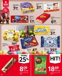 Gazetka promocyjna Selgros - Oferta spożywcza - Gazetka - ważna od 16.04 do 16.04.2022 - strona 30 - produkty: Ser, Cukier, Mleczko, Czekolada, Delicje, Cukierki, Oreo, Biszkopty, Kinder, Milka