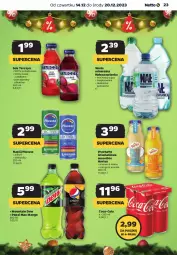 Gazetka promocyjna Netto - Artykuły spożywcze - Gazetka - ważna od 20.12 do 20.12.2023 - strona 23 - produkty: Nałęczowianka, Sok, Acer, Pepsi max, Ananas, Coca-Cola, Pepsi, Smoothie, Danio, Woda mineralna, Woda, Mango, Napój, Kokos, Hortex