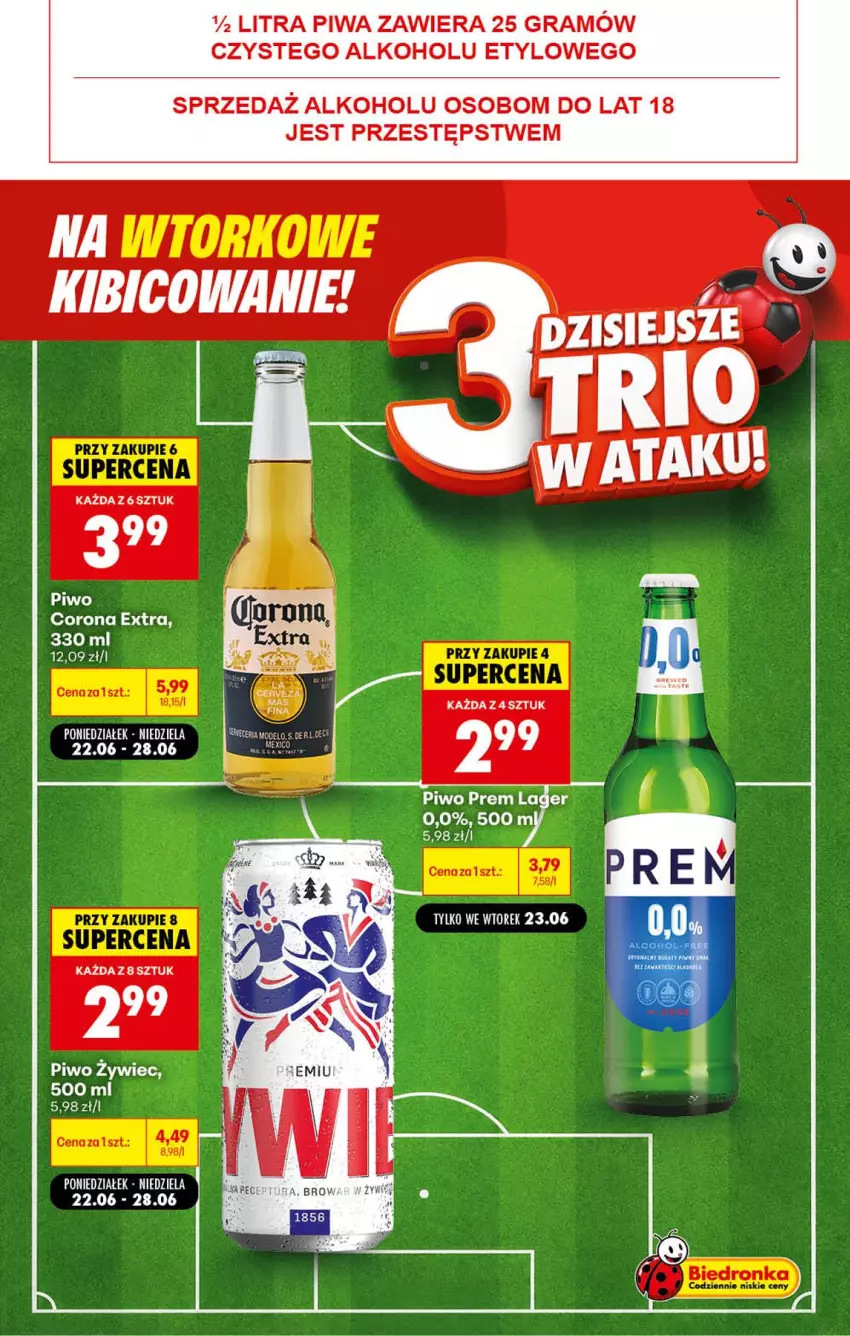 Gazetka promocyjna Biedronka - Gazetka - ważna 23.06 do 30.06.2026 - strona 2 - produkty: BIC, Corona Extra, Gra, Piwa, Piwo