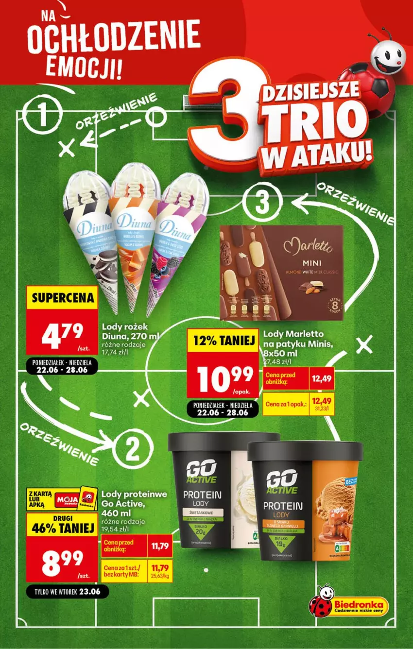 Gazetka promocyjna Biedronka - Gazetka - ważna 23.06 do 30.06.2026 - strona 3 - produkty: Lody