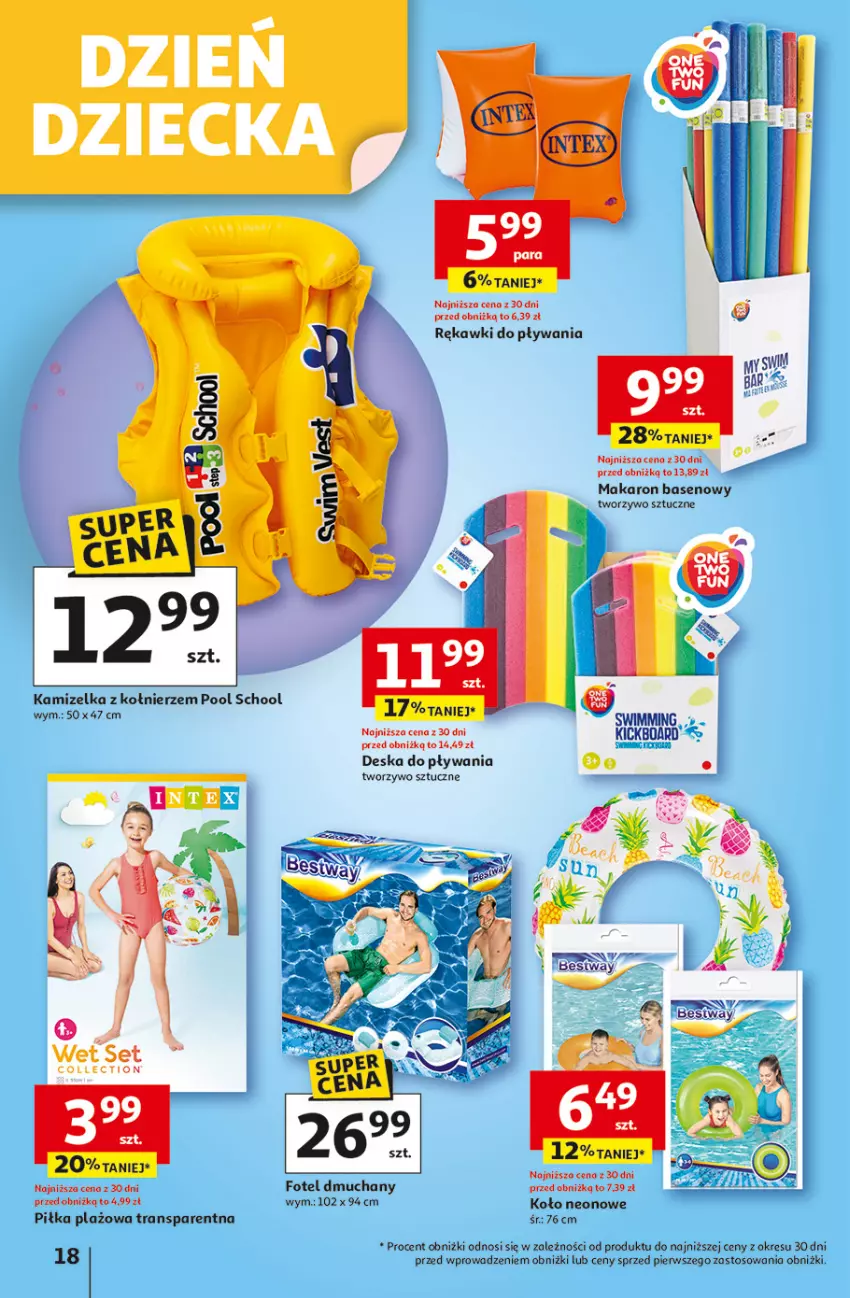 Gazetka promocyjna Auchan - Uśmiech mamy? Zaplanowany! Hipermarket - ważna 22.05 do 28.05.2025 - strona 18 - produkty: Fotel, Kamizelka, Makaron, Tran