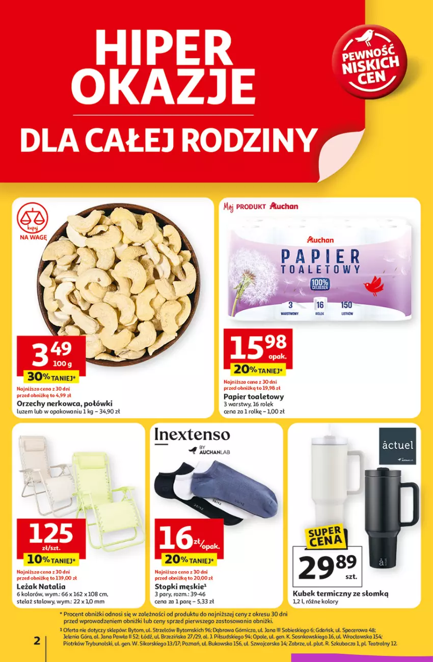 Gazetka promocyjna Auchan - Uśmiech mamy? Zaplanowany! Hipermarket - ważna 22.05 do 28.05.2025 - strona 2 - produkty: Acer, Cars, Kubek, Kubek termiczny, Papier, Papier toaletowy, Sos, Top