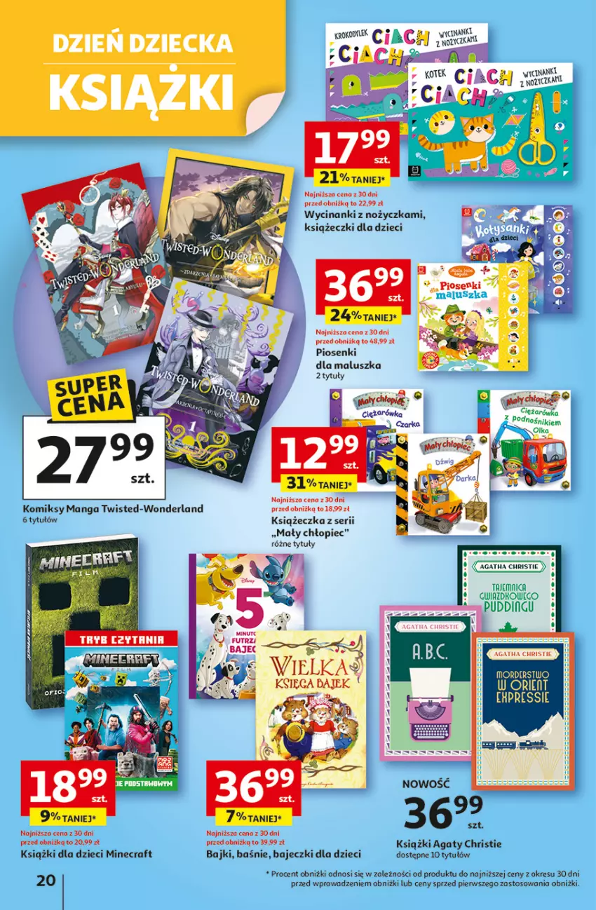 Gazetka promocyjna Auchan - Uśmiech mamy? Zaplanowany! Hipermarket - ważna 22.05 do 28.05.2025 - strona 20 - produkty: Dzieci, Minecraft, Noż, Nożyce, Piec, Ser