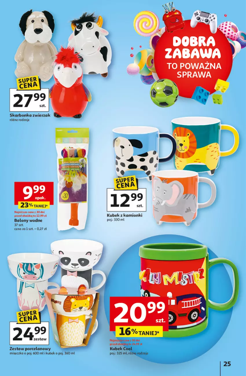 Gazetka promocyjna Auchan - Uśmiech mamy? Zaplanowany! Hipermarket - ważna 22.05 do 28.05.2025 - strona 25 - produkty: Balony, Kubek, Miseczka, Por
