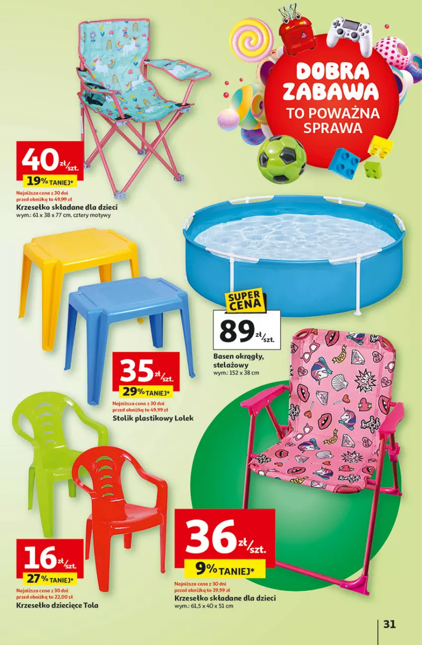 Gazetka promocyjna Auchan - Uśmiech mamy? Zaplanowany! Hipermarket - ważna 22.05 do 28.05.2025 - strona 31 - produkty: Dzieci, Stolik