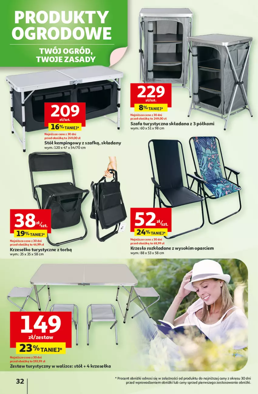 Gazetka promocyjna Auchan - Uśmiech mamy? Zaplanowany! Hipermarket - ważna 22.05 do 28.05.2025 - strona 32 - produkty: Fa, Krzesło, Półka, Sok, Stół, Szafa