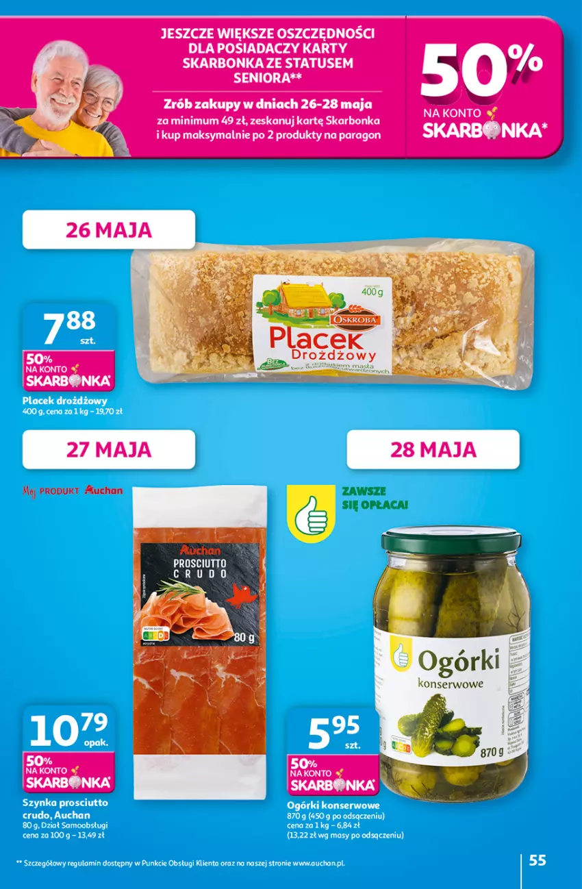 Gazetka promocyjna Auchan - Uśmiech mamy? Zaplanowany! Hipermarket - ważna 22.05 do 28.05.2025 - strona 57