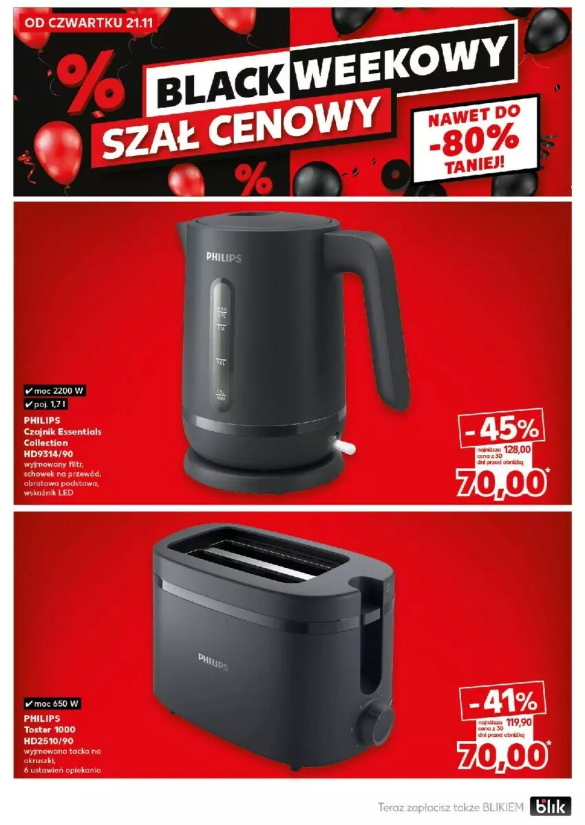 Gazetka promocyjna Kaufland - ważna 21.11 do 27.11.2024 - strona 4 - produkty: Czajnik, Philips, Przewód