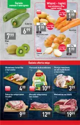 Gazetka promocyjna Stokrotka - Market - Gazetka - ważna od 23.02 do 23.02.2022 - strona 3 - produkty: Kurczak, Cebula, Por, Gin, Kiwi, Ziemniaki, Rosół, Boczek, Wołowina, Boczek wieprzowy