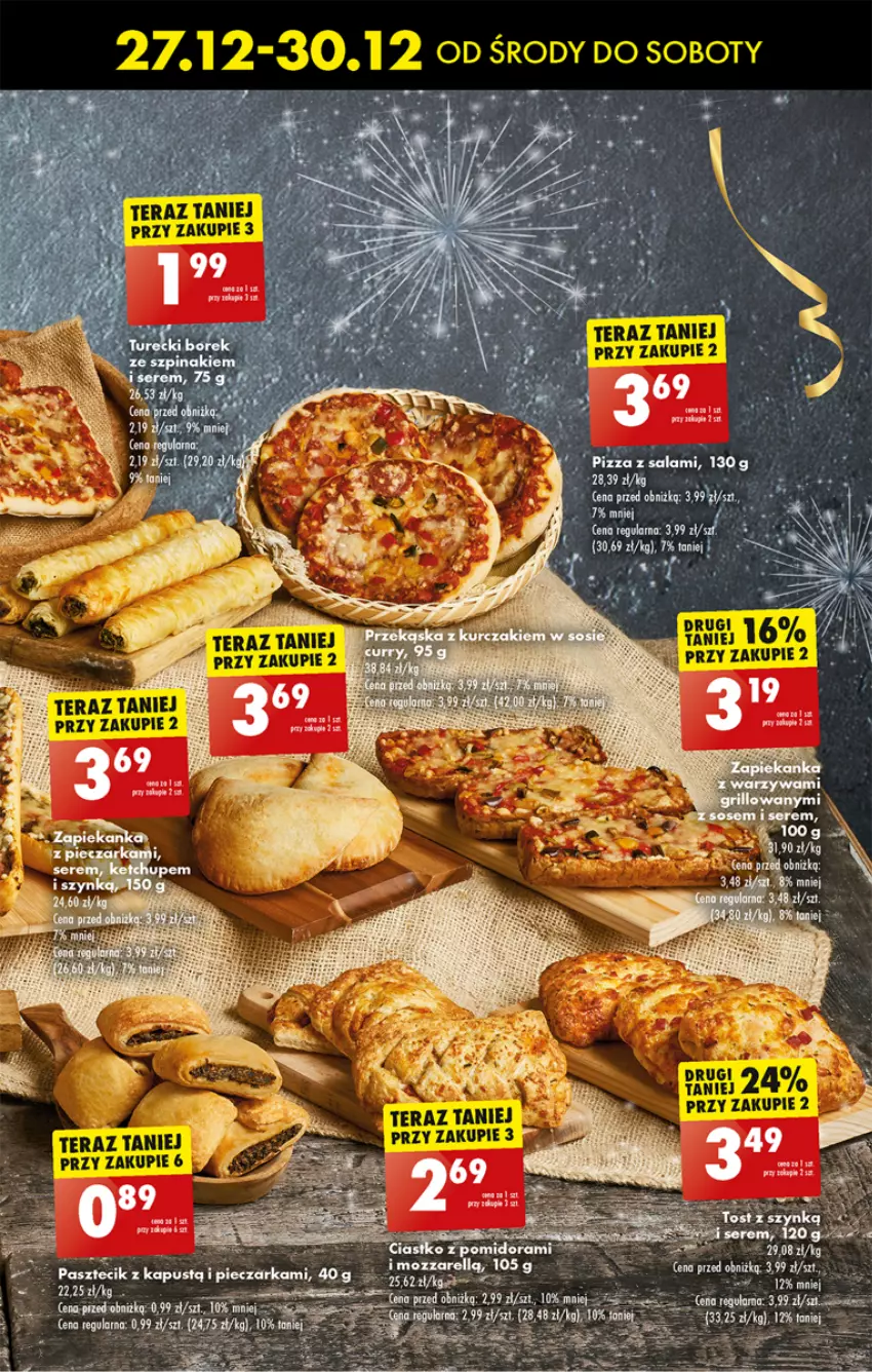 Gazetka promocyjna Biedronka - Sylwester - ważna 27.12 do 30.12.2023 - strona 31 - produkty: Ba!, Fa, HP, Miecz, Pizza, Por, Saska, Tera