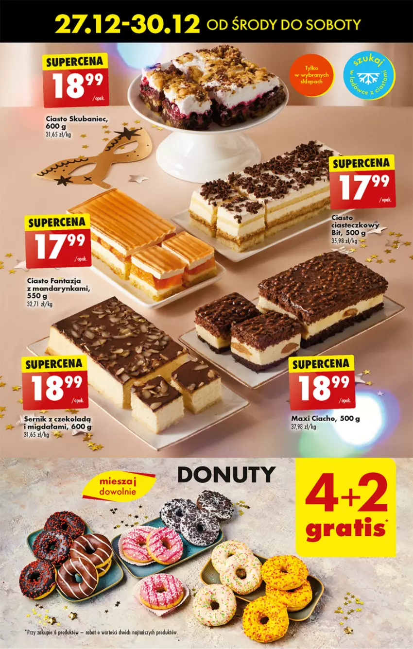 Gazetka promocyjna Biedronka - Sylwester - ważna 27.12 do 30.12.2023 - strona 33 - produkty: Donut, Fa, Fanta, Nuty, Ser