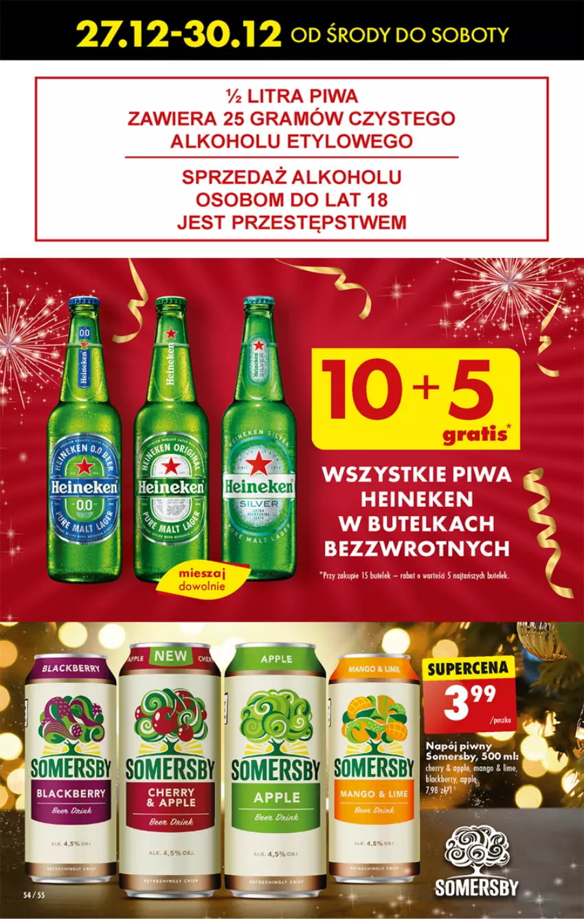 Gazetka promocyjna Biedronka - Sylwester - ważna 27.12 do 30.12.2023 - strona 58 - produkty: Somersby