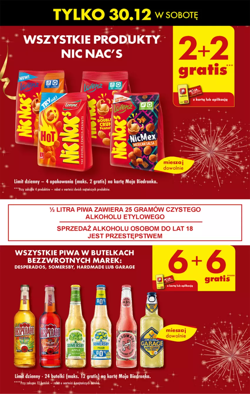 Gazetka promocyjna Biedronka - Sylwester - ważna 27.12 do 30.12.2023 - strona 7 - produkty: Desperados, Gra, Piwa, Somersby