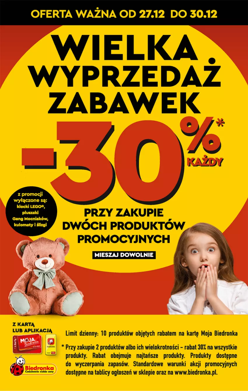 Gazetka promocyjna Biedronka - Sylwester - ważna 27.12 do 30.12.2023 - strona 71 - produkty: Klocki, LEGO