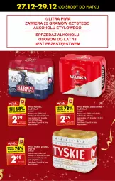 Gazetka promocyjna Biedronka - Sylwester - Gazetka - ważna od 30.12 do 30.12.2023 - strona 11 - produkty: Piwa, Piwo, Gra, Tyskie, Warka, Leon, Harnaś