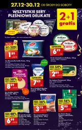 Gazetka promocyjna Biedronka - Sylwester - Gazetka - ważna od 30.12 do 30.12.2023 - strona 35 - produkty: Mozzarella, Ser topiony, Cheddar, Top, Ser, Gin, Bell, Brie, Mlekovita, Serek, Gouda, Mleko, Fa