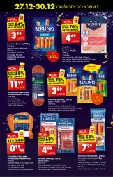 Gazetka promocyjna Biedronka - Sylwester - Gazetka - ważna od 30.12 do 30.12.2023 - strona 37 - produkty: Kurczak, Ser, Kiełbasa krakowska, Parówki, Morliny, Boczek, Kiełbasa, Berlinki, LG