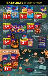 Gazetka promocyjna Biedronka - Sylwester - Gazetka - ważna od 30.12 do 30.12.2023 - strona 51 - produkty: Pistacje, Sok, Koc, Gra, Orzeszki, Fusion, Wełna, Felix, Orzeszki ziemne, Fa
