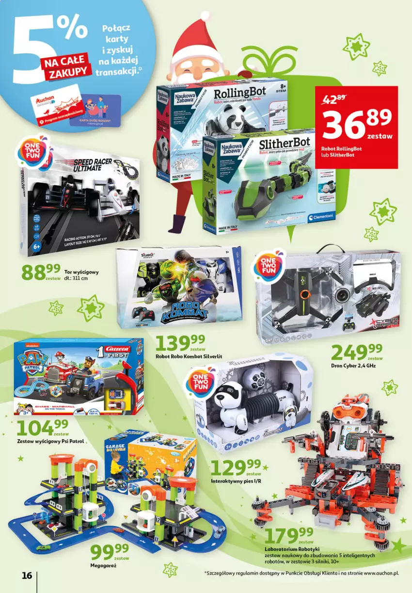 Gazetka promocyjna Auchan - Magia zabawek - ważna 12.11 do 24.11.2021 - strona 16 - produkty: Acer, Gaga, Garaż, Intel, Robot, Tor wyścigowy