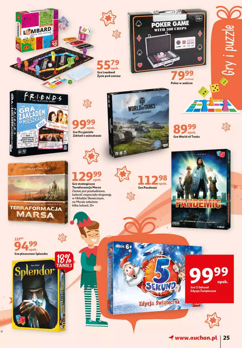 Gazetka promocyjna Auchan - Magia zabawek - ważna 12.11 do 24.11.2021 - strona 25 - produkty: Gra, Mars, Ser, World of Tanks