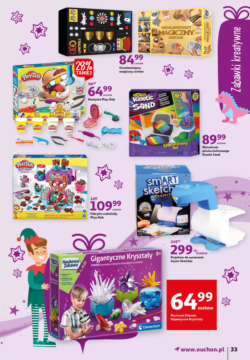 Gazetka promocyjna Auchan - Magia zabawek - ważna 12.11 do 24.11.2021 - strona 33 - produkty: Dentysta, Fa, Fabryka czekolady, Play-Doh
