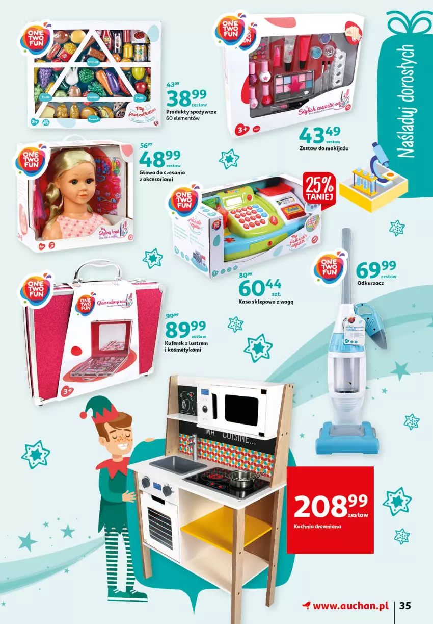 Gazetka promocyjna Auchan - Magia zabawek - ważna 12.11 do 24.11.2021 - strona 35 - produkty: Kuchnia, Makijaż, Odkurzacz