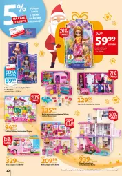 Gazetka promocyjna Auchan - Magia zabawek - Gazetka - ważna od 24.11 do 24.11.2021 - strona 10 - produkty: Ubrania, Enchantimals, Barbie, Malibu, Lalka