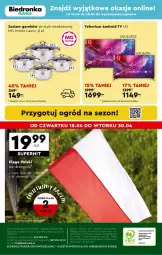Gazetka promocyjna Biedronka - Gazetka - ważna od 27.04 do 27.04.2024 - strona 36 - produkty: Gra, Papier, Kosz, Laur, Android TV, Telewizor, Ogród