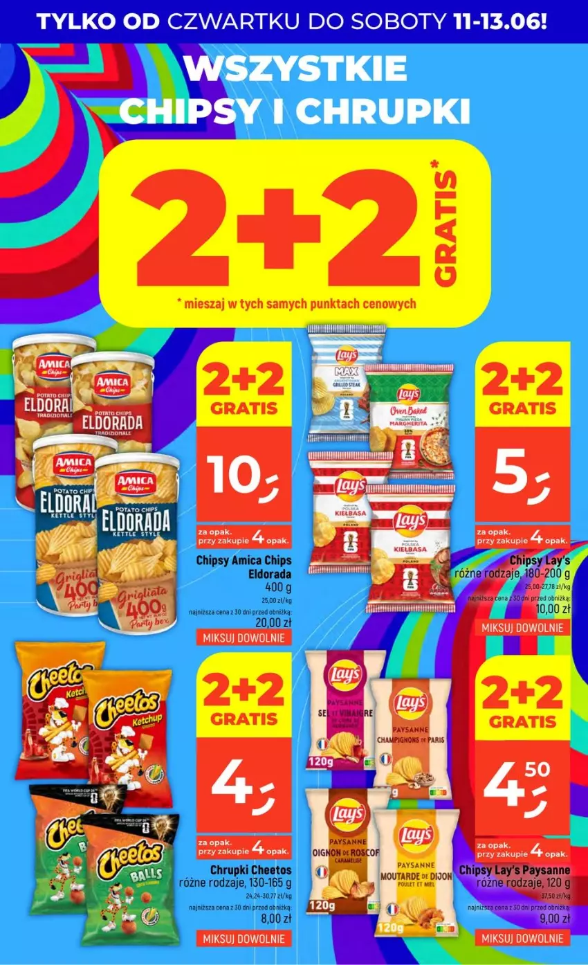 Gazetka promocyjna Dealz - NOWA GAZETKA - ważna 11.06 do 17.06.2026 - strona 13 - produkty: Amica, Cheetos, Chipsy, Chrupki, Fa, Gra, Sól