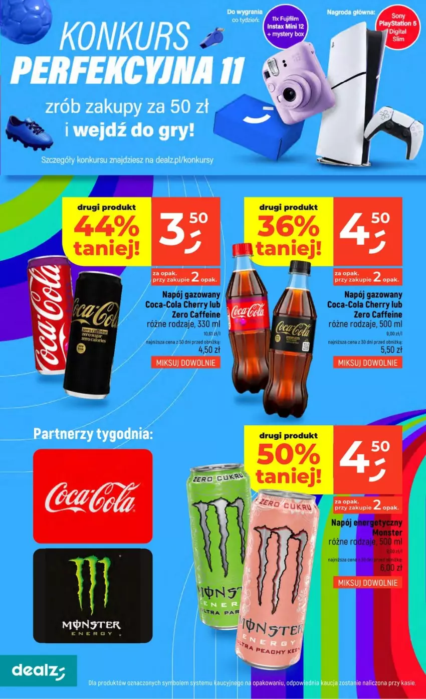 Gazetka promocyjna Dealz - NOWA GAZETKA - ważna 11.06 do 17.06.2026 - strona 14 - produkty: Coca-Cola, Fa, Napój, Napój gazowany