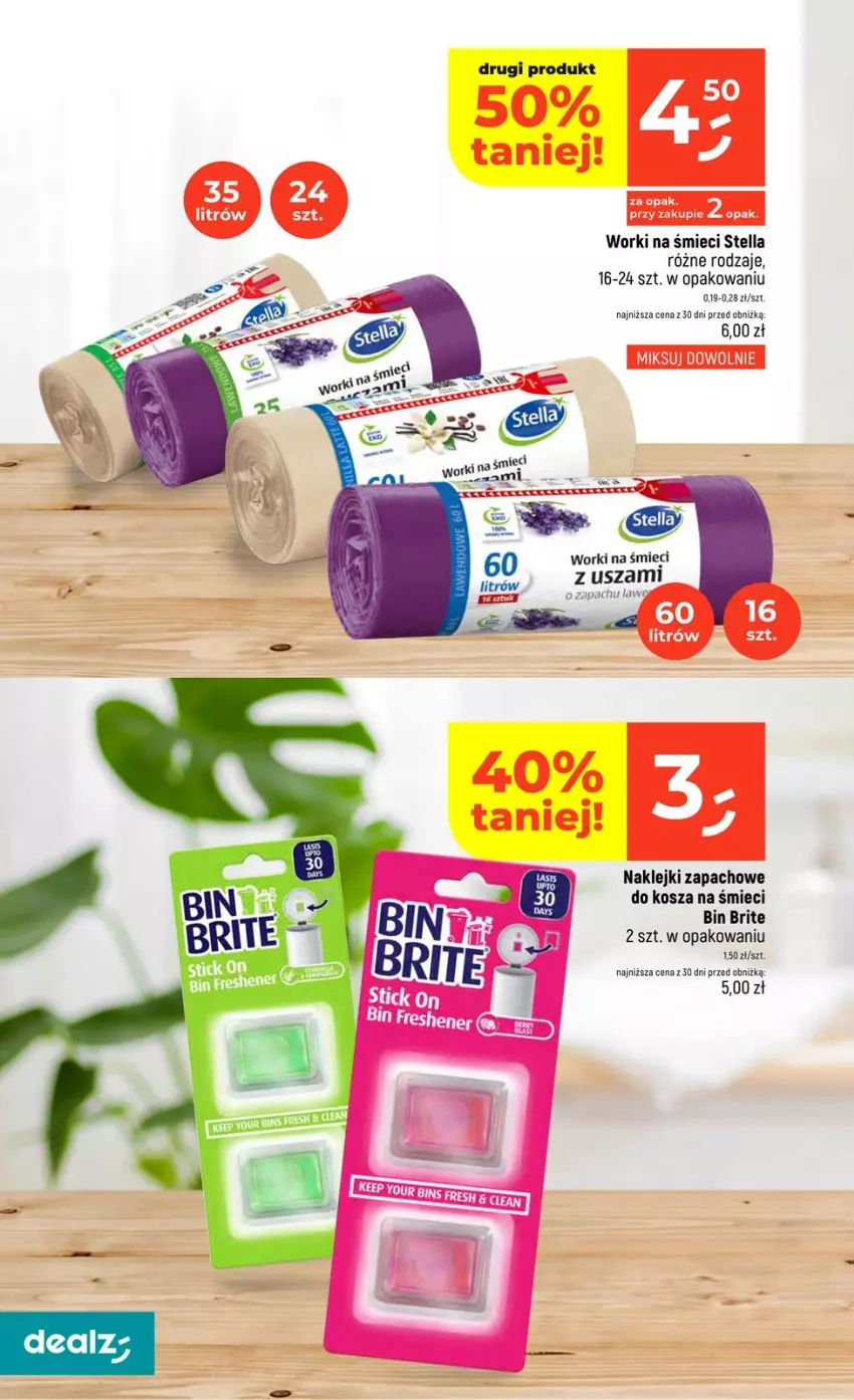 Gazetka promocyjna Dealz - NOWA GAZETKA - ważna 11.06 do 17.06.2026 - strona 24 - produkty: Brit, Klej, Kosz, Worki na śmiec, Worki na śmieci