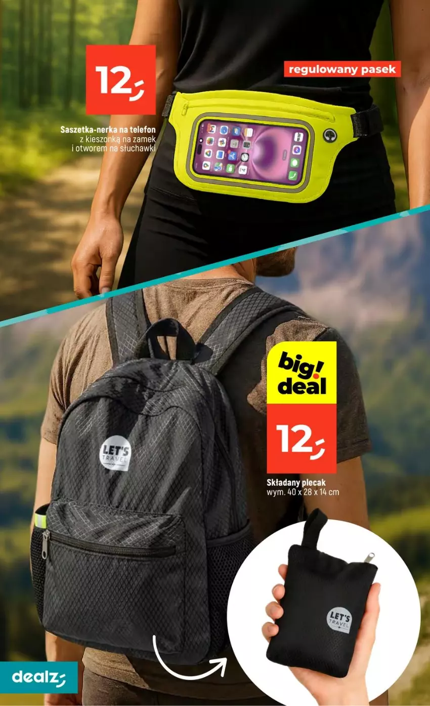 Gazetka promocyjna Dealz - NOWA GAZETKA - ważna 11.06 do 17.06.2026 - strona 38 - produkty: Pasek, Plecak