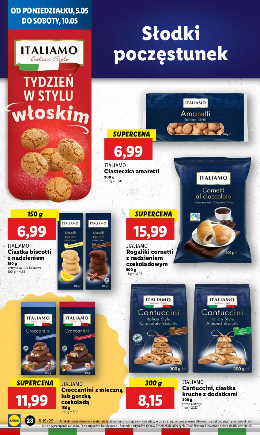Gazetka promocyjna Lidl - GAZETKA - ważna 05.05 do 07.05.2025 - strona 30 - produkty: Ciastka, Kakao, Rogal