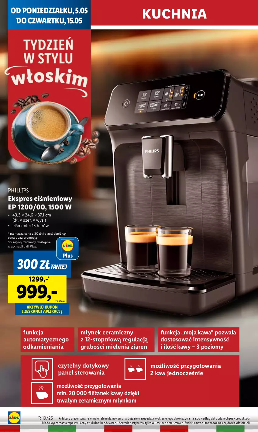 Gazetka promocyjna Lidl - GAZETKA - ważna 05.05 do 07.05.2025 - strona 32 - produkty: Kawa, Kuchnia, Młynek, Top