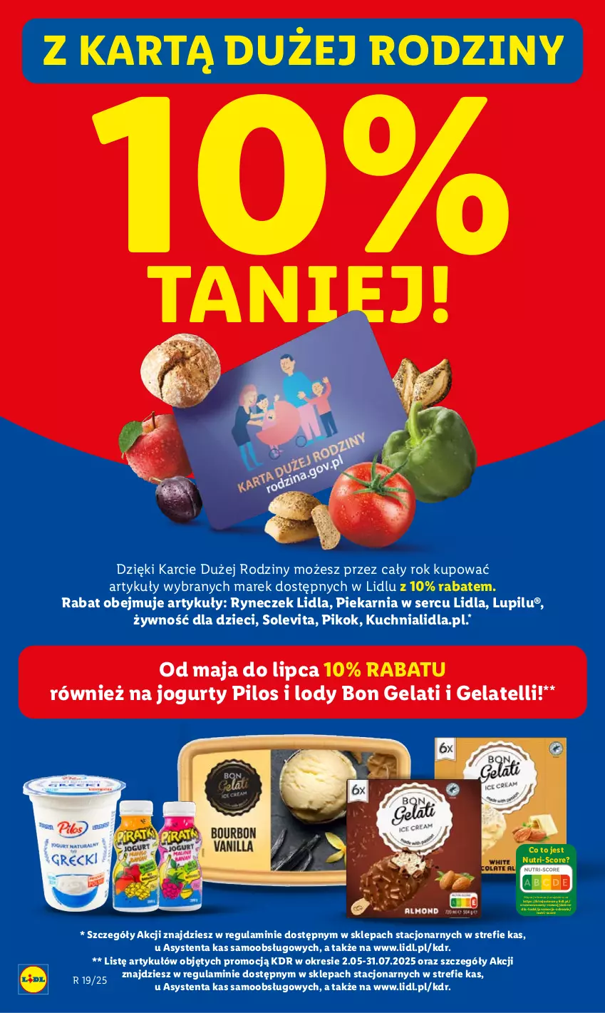 Gazetka promocyjna Lidl - GAZETKA - ważna 05.05 do 07.05.2025 - strona 44 - produkty: Dzieci, Jogurt, Kuchnia, Lody, PIKOK, Pilos, Ser, Wazon