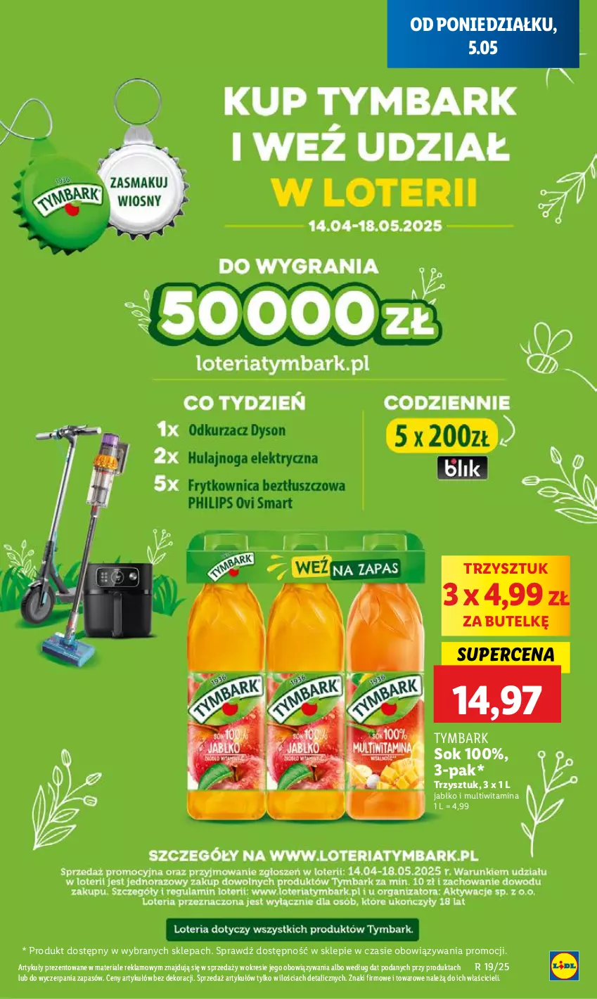 Gazetka promocyjna Lidl - GAZETKA - ważna 05.05 do 07.05.2025 - strona 45 - produkty: Sok, Tymbark
