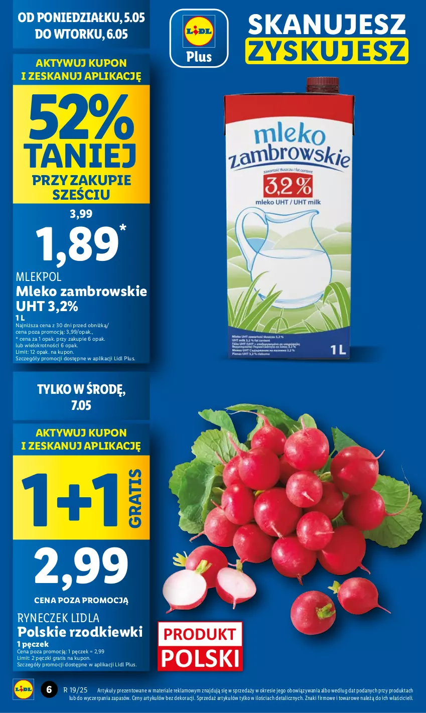 Gazetka promocyjna Lidl - GAZETKA - ważna 05.05 do 07.05.2025 - strona 6 - produkty: Gra, Mleko