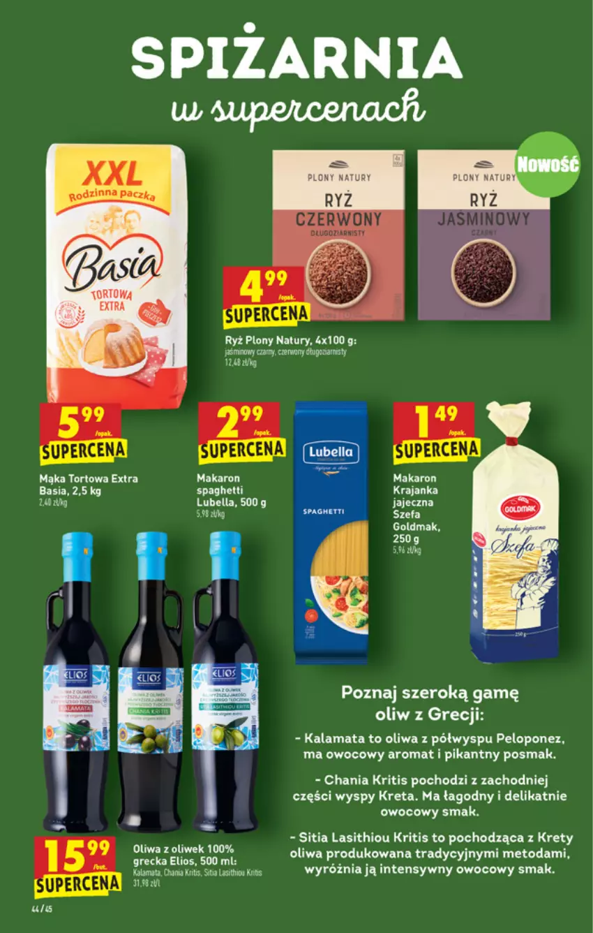 Gazetka promocyjna Biedronka - ważna 21.10 do 27.10.2021 - strona 44 - produkty: Basia, Bell, Bella, Fa, Kret, Lubella, Makaron, Oliwa z oliwek, Ryż, Spaghetti