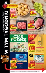 Gazetka promocyjna Biedronka - Gazetka - ważna od 27.10 do 27.10.2021 - strona 1 - produkty: Mięso mielone, Top, Papier, Szynka wieprzowa, Ziemniaki, Papier toaletowy, Szynka, Winogrona, Rolki, Wino, Mięso, Fa