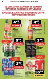 Gazetka promocyjna Netto - Gazetka - ważna od 30.09 do 30.09.2023 - strona 10 - produkty: Piwo, Koc, Somersby, Kiwi, Tyskie, Lack, Okocim, Melon, Fa