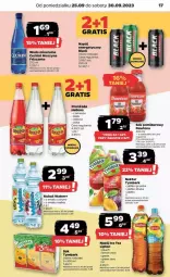 Gazetka promocyjna Netto - Gazetka - ważna od 30.09 do 30.09.2023 - strona 9 - produkty: Dawtona, Sok, Mus, Gra, Ice tea, Cytryny, Lack, Maliny, Oranżada, Hellena, Lipton, Tymbark, Szyna, Kubuś Waterrr, Sok pomidorowy, Woda mineralna, Kubuś, Woda, Napój, Nektar, Fa