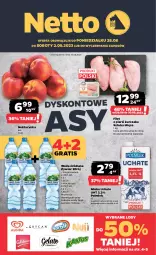 Gazetka promocyjna Netto - Artykuły spożywcze - Gazetka - ważna od 02.09 do 02.09.2023 - strona 1 - produkty: Kurczak, Gra, Filet z piersi kurczaka, Lody, LANA, Nektarynka, POLMLEK, Woda, Nektar, Mleko