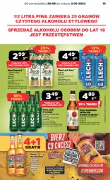 Gazetka promocyjna Netto - Artykuły spożywcze - Gazetka - ważna od 02.09 do 02.09.2023 - strona 19 - produkty: Piwa, Piwo, Gin, Gra, Desperados, Lech Premium