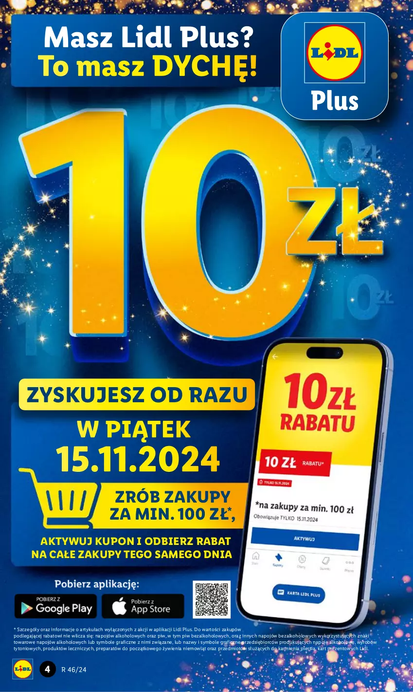 Gazetka promocyjna Lidl - GAZETKA - ważna 14.11 do 16.11.2024 - strona 4 - produkty: Gra, Karmi, Napoje, Znicz