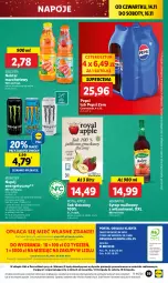 Gazetka promocyjna Lidl - GAZETKA - Gazetka - ważna od 16.11 do 16.11.2024 - strona 43 - produkty: Top, Sok, Gra, Napój energetyczny, Napoje, Pepsi, Mola, Syrop, Napój, Mięta, Herbapol, Nektar